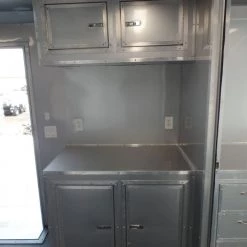 Enclosed Trailer 8.5' X 36' Silver Frost Equipment Motorcycle Hauler -Cheap Trailers Store sam 5729 1