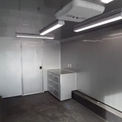 Enclosed Trailer 8.5' X 36' Silver Frost Equipment Motorcycle Hauler