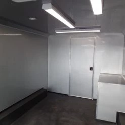 Enclosed Trailer 8.5' X 36' Silver Frost Equipment Motorcycle Hauler -Cheap Trailers Store sam 5732 1