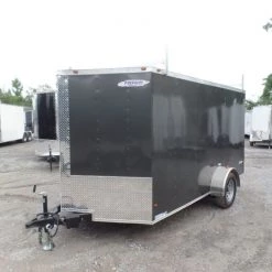 Enclosed Trailer 7'x12' Single Axle 3500 lbs V-Nose -Cheap Trailers Store sam 8249 1