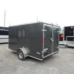 Enclosed Trailer 7'x12' Single Axle 3500 lbs V-Nose -Cheap Trailers Store sam 8252 1