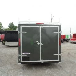 Enclosed Trailer 7'x12' Single Axle 3500 lbs V-Nose -Cheap Trailers Store sam 8253 1