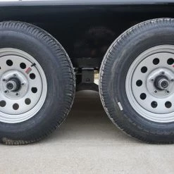 6.4x16 Straight Deck Tandem Utility Trailer 4.5ft Ladder Racks -Cheap Trailers Store trailer 5.3 1