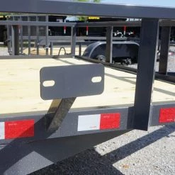 6.4x20 Grey Powder Coated Dovetail Utility Trailer -Cheap Trailers Store untitled grey.9 1
