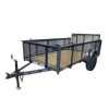 5x10-2ft Mesh Dovetail Utility Trailer 3500lb Axle -Cheap Trailers Store white background image 1 6 1